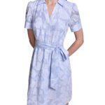Women's Collared Stripe Shirtdress This dress is an essential part of any season wardrobe